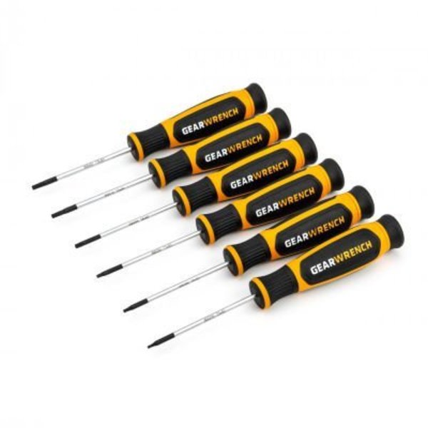 Apex Tool Group Gearwrench® 6 Piece Torx® Mini Dual Material Screwdriver Set 80056H